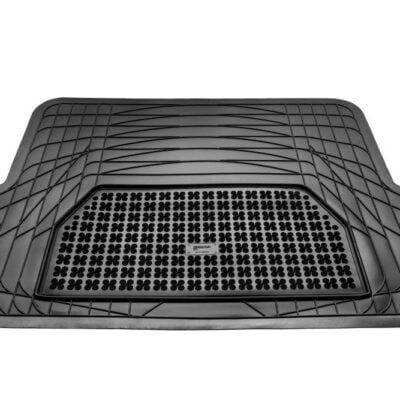 Vasca per bagagliaio – UNI Universal – tappeto di gomma per il taglio – altezza 112 cm, larghezza inferiore a 150,5 cm, larghezza superiore 124 cm